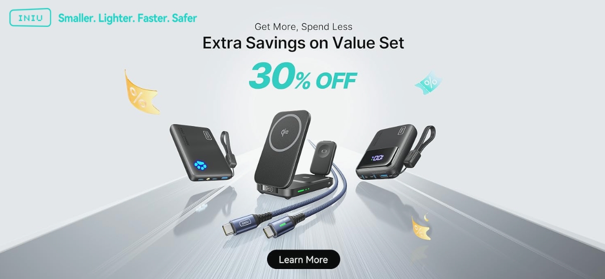 INIU Amazon store advertisement